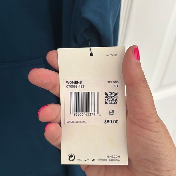 Nike Yoga teal hoodie size 3x - Picture 4 of 5